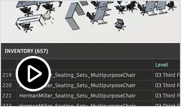 Video: Demo of properties and inventory in Autodesk Tandem